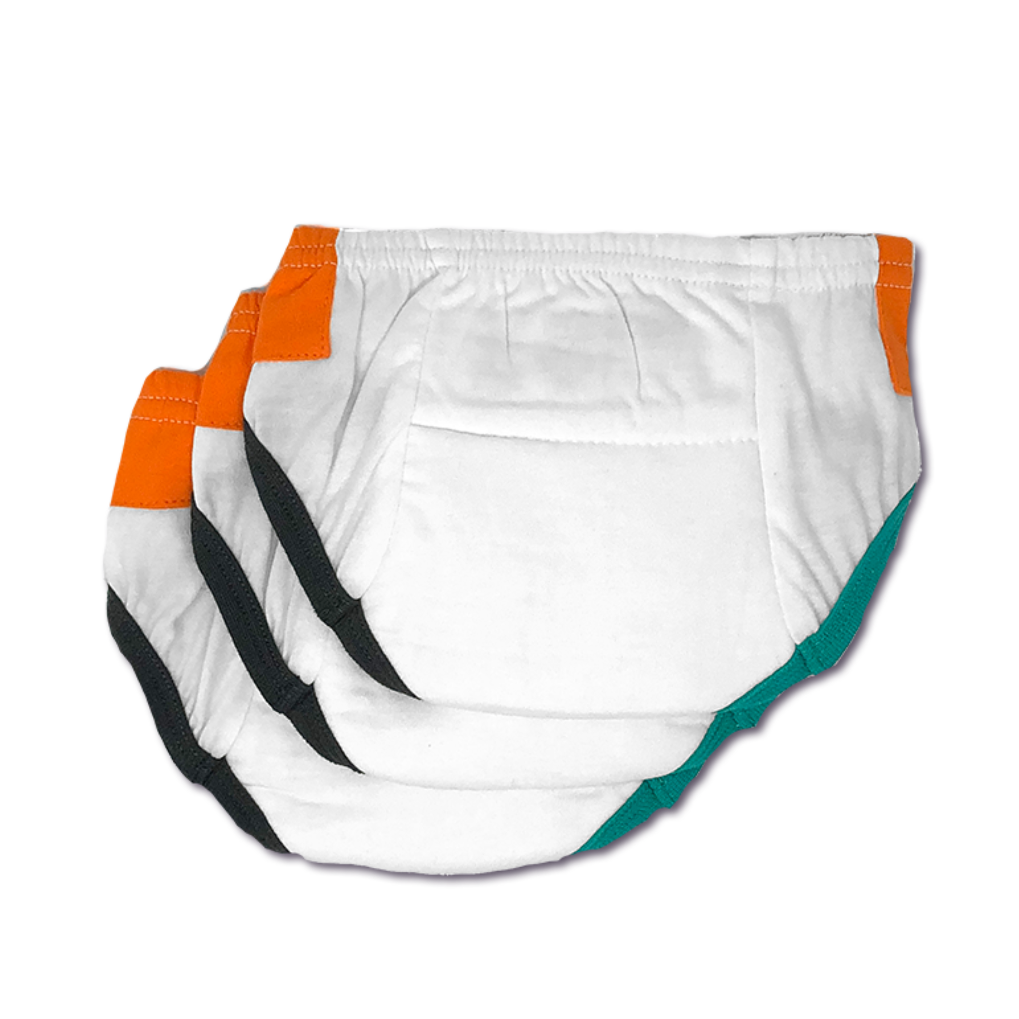Tiny Trainers Smaller Sizing - small cotton training pants, 3-pack