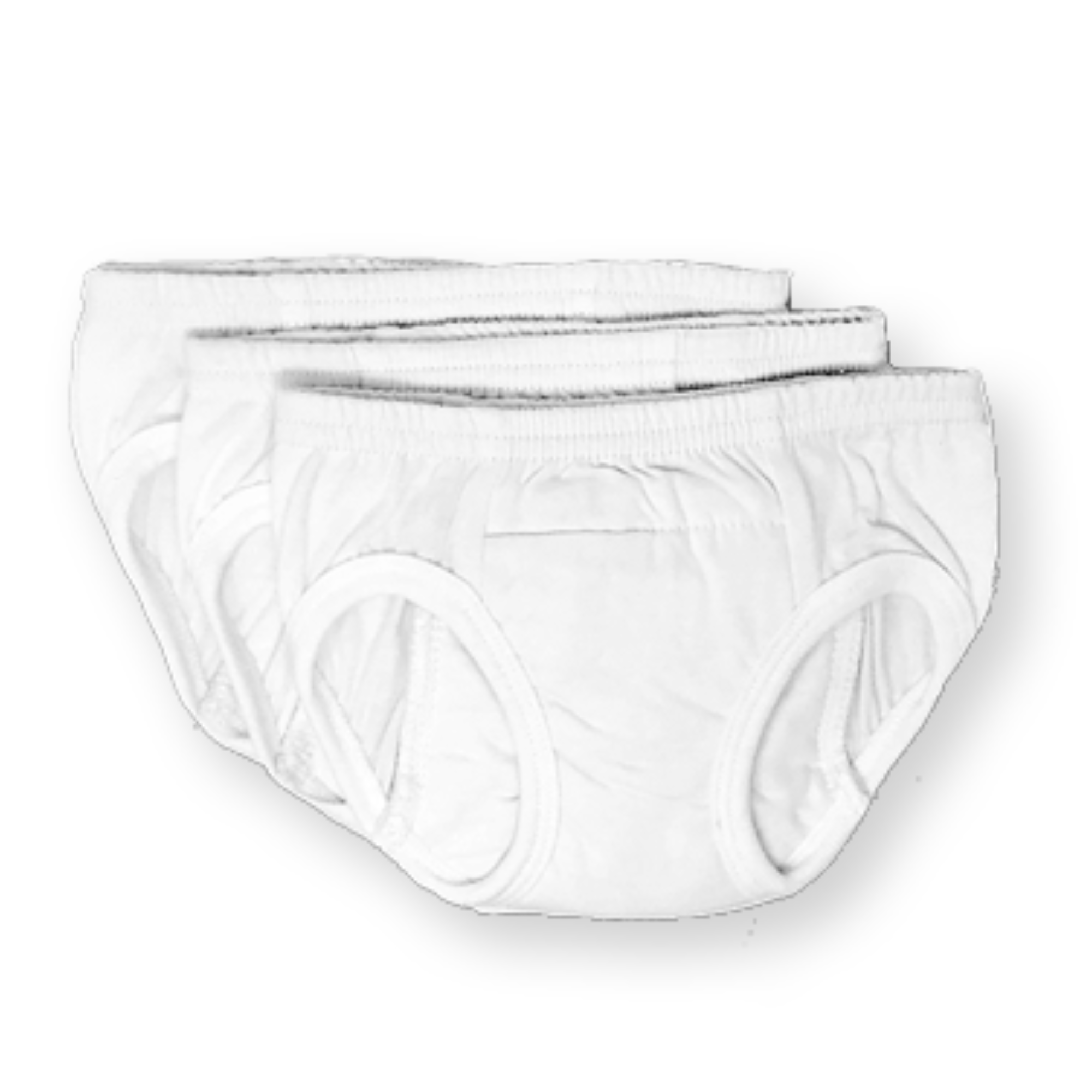 Tiny Trainers Smaller Sizing - small cotton training pants, 3-pack