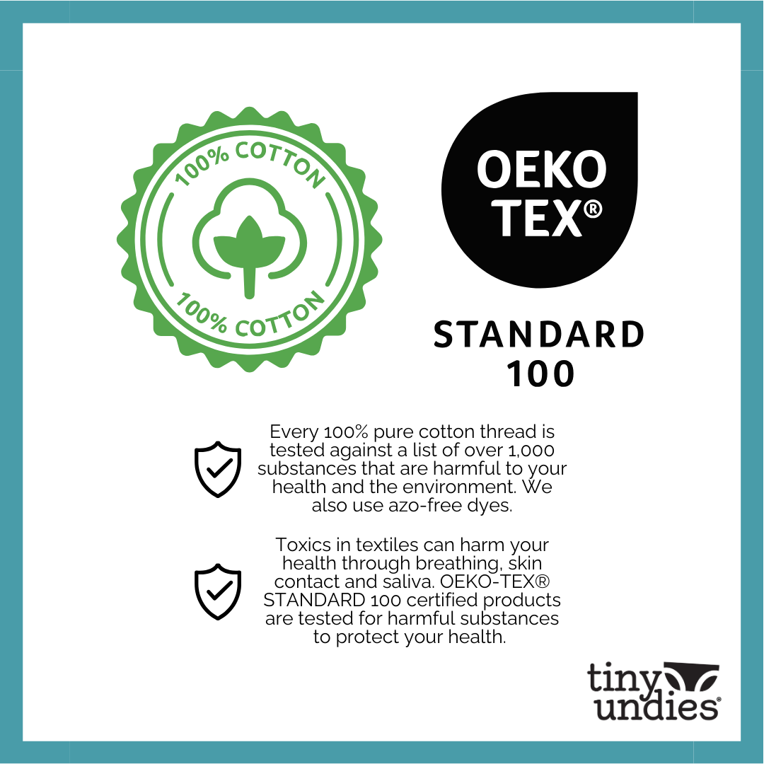 Tiny Trainers Smaller Sizing - small cotton training pants, 3-pack