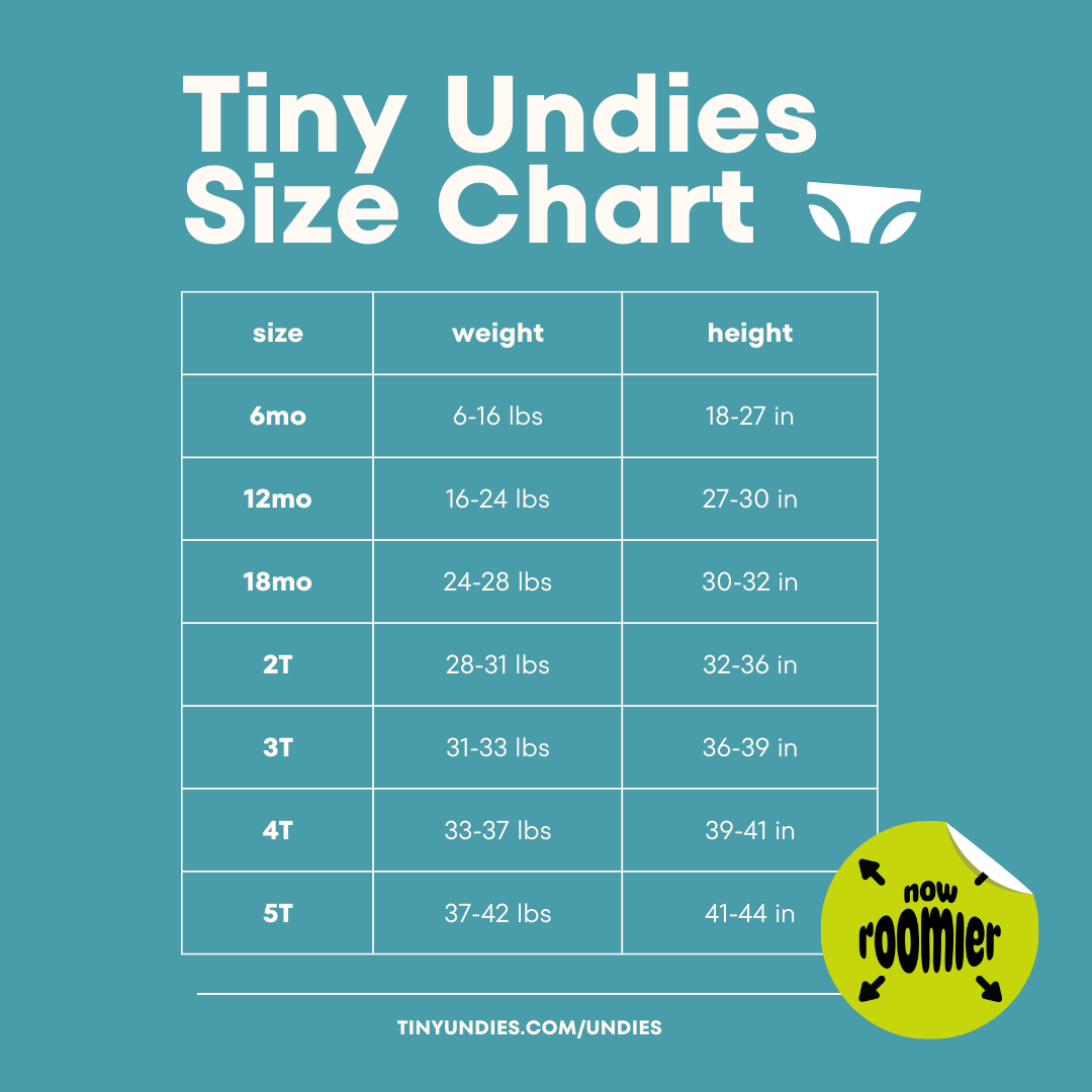 Tiny Undies small cotton underwear - 3-pack