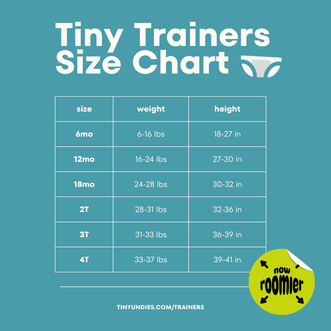 Tiny Trainers small cotton training pants - 3-pack