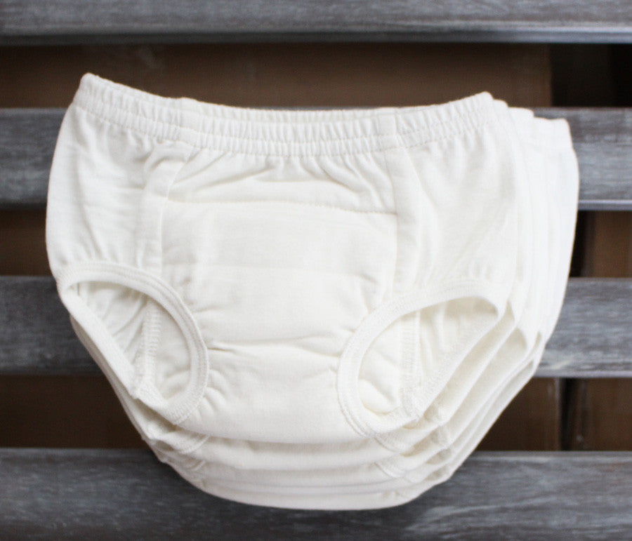 Tiny Trainers Smaller Sizing - small cotton training pants, 3-pack