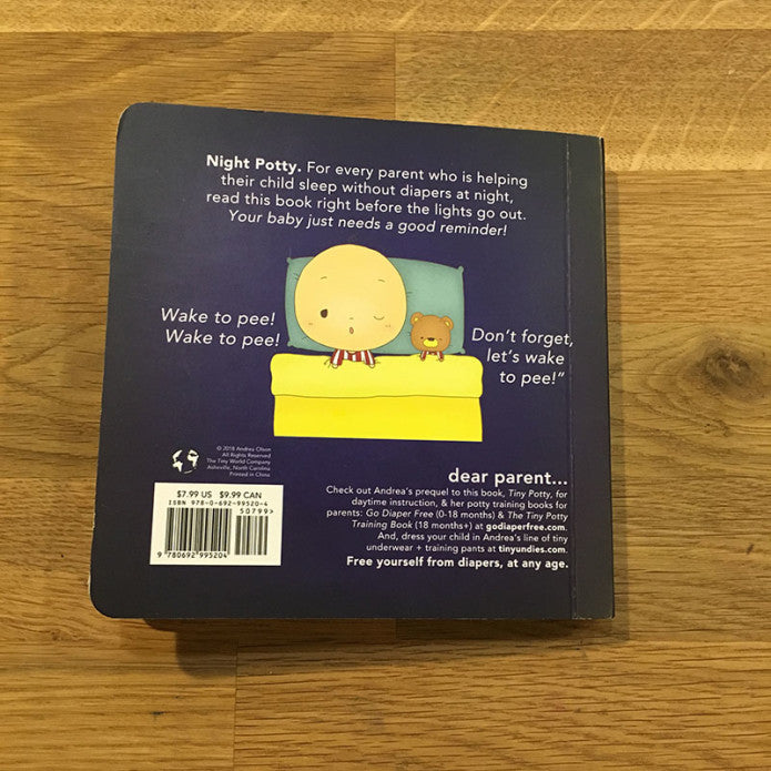 Night Potty board book – Tiny Undies