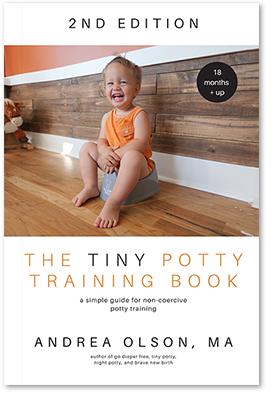 The Tiny Potty Training Book - for toddlers 18 months and up